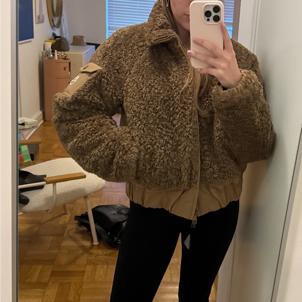 Moncler Brown Teddy Jacket